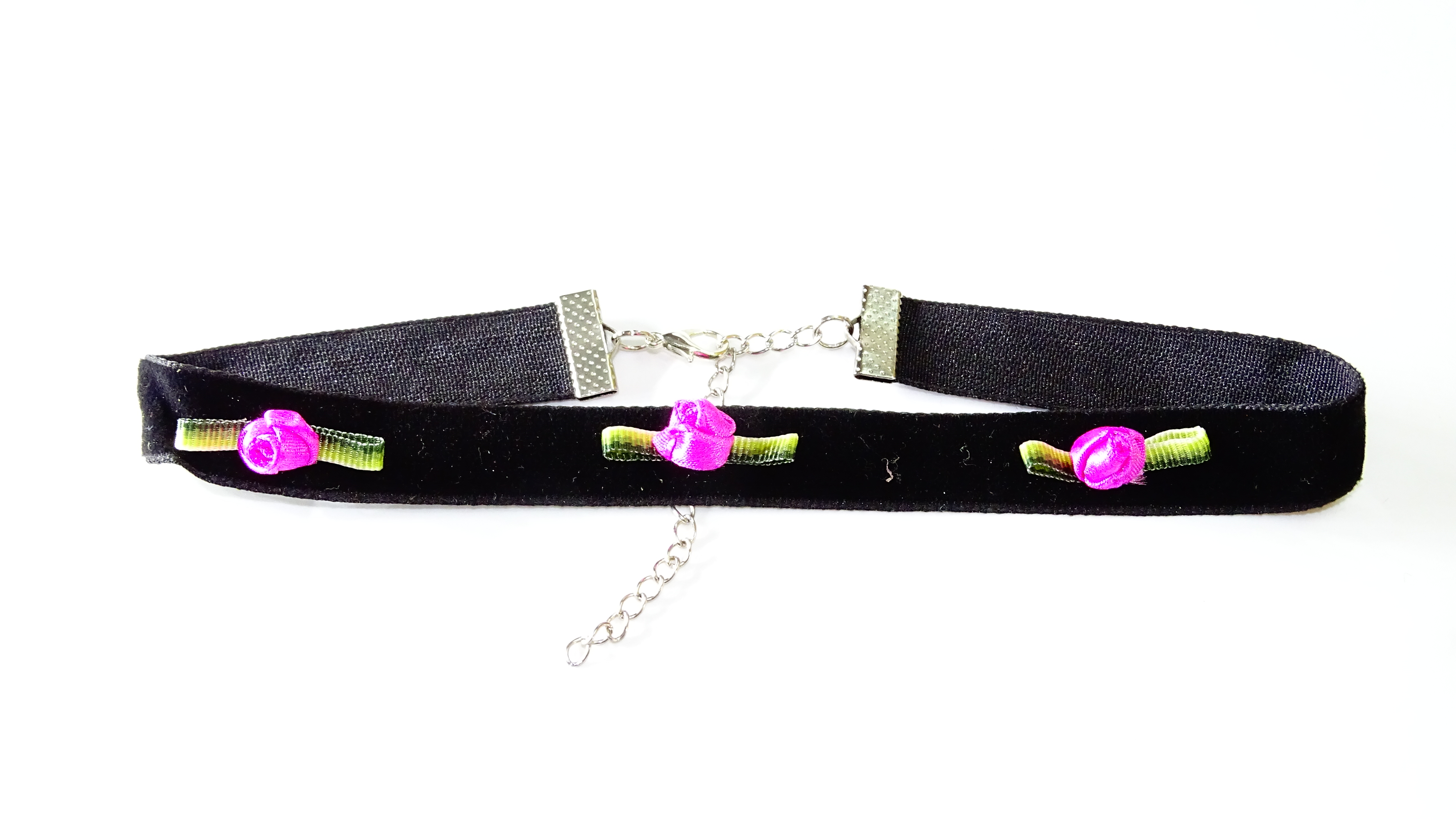 CHOKER TERCIOPELO ROSITAS