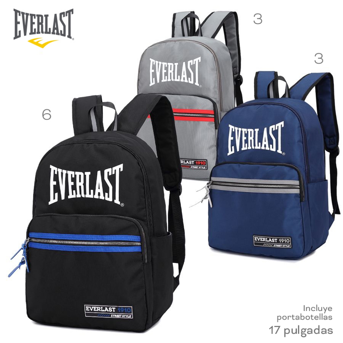 Mochilas everlast 2025 en once